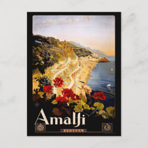 Vintag 1915 Amalfi Küste Italien Reisen Postkarte