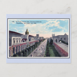 Vintag 1915 Panama California Expo San Diego 8 Postkarte