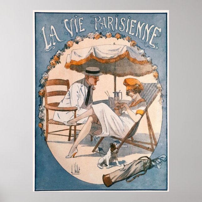 Vintag 1919 Golfdrucke Poster (Vorne)