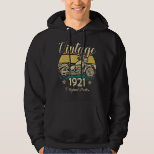 Vintag 1921 Original Parts Motorrad Rider Hoodie