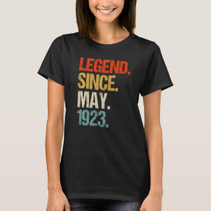 Vintag 1923 100. Geburtstagsretro 100 Jahre alt T-Shirt