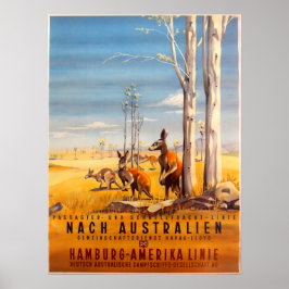Vintag (1930er) HAPAG Cruise Line Travel Poster