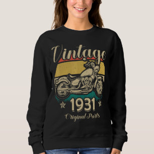 Vintag 1931 Original Parts Motorrad Rider Sweatshirt