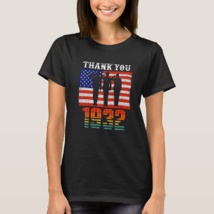 Vintag 1932 90 Jahre alte Flagge Amerikanischer 90 T-Shirt