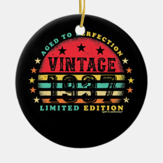 Vintag 1937 85. Geburtstagsgeschenk Männer Frauen  Keramik Ornament