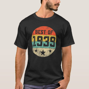Vintag 1939 83. Geburtstag Best of 1939 Retro 83 T-Shirt