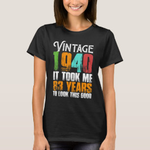 Vintag 1940 83 Jahre alt Geburtstag Retro Vater' T-Shirt