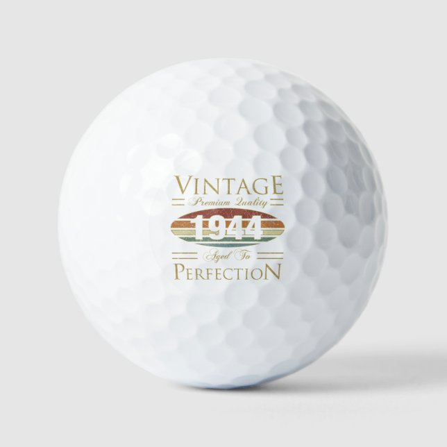 Vintag 1944 80. Geburtstag Golfball (Vorderseite)