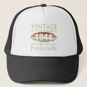 Vintag 1944 80. Geburtstag Truckerkappe