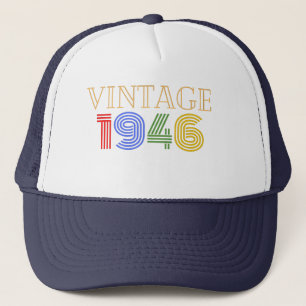Vintag 1946 , 75. Geburtstagsgeschenk Truckerkappe