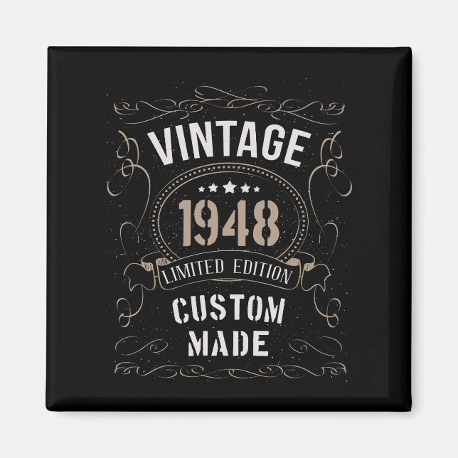 Vintag 1948 Limited Edition Custom made Magnet (Vorne)