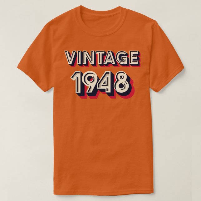 Vintag 1948 T-Shirt (Design vorne)