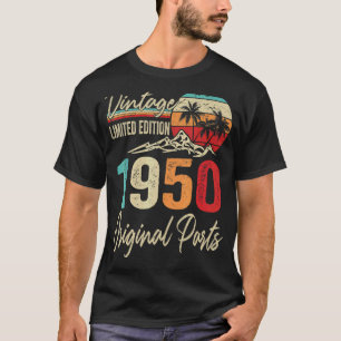 Vintag 1950 Originalteile 72. Geburtstag T-Shirt