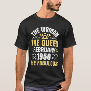 Vintag 1950 Retro 71 Jahre alte Männer und Frauen T-Shirt