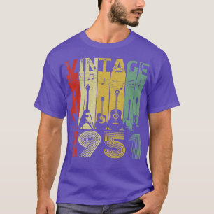Vintag 1951 69. Geburtstagsgeschenke Gitarre T-Shirt