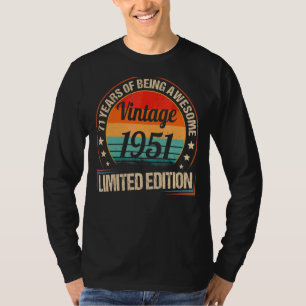 Vintag 1951 71 Jahre Phantastisch zum Geburtstag T-Shirt