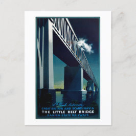 Vintag 1951 Aage Rasmussen Dänischer Staat Eisenba Postkarte