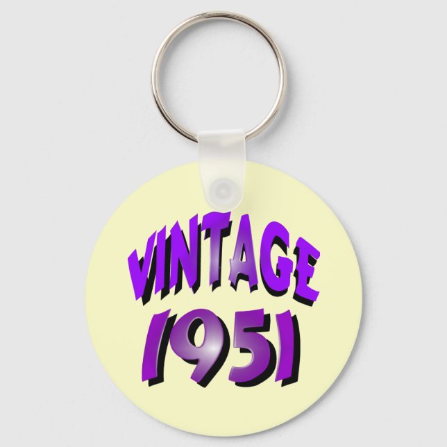 Vintag 1951 schlüsselanhänger (Vorderseite)