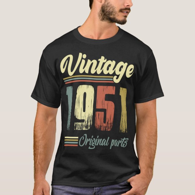 Vintag 1951 Vintag 1951 Originalteile T-Shirt (Vorderseite)
