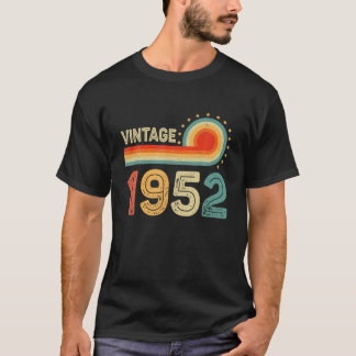 Vintag 1952 70. Geburtstagsgeschenk Männer Frauen  T-Shirt
