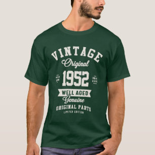 Vintag 1952 71. Geburtstagsgeschenke 71 Jahre alt T-Shirt
