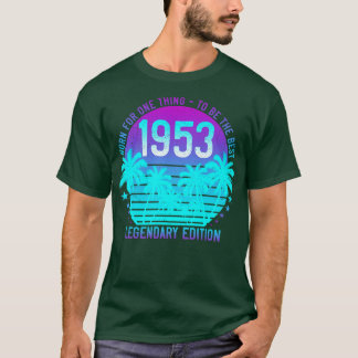 Vintag 1953 68. Geburtstag Ästhetische Sonnenunter T-Shirt