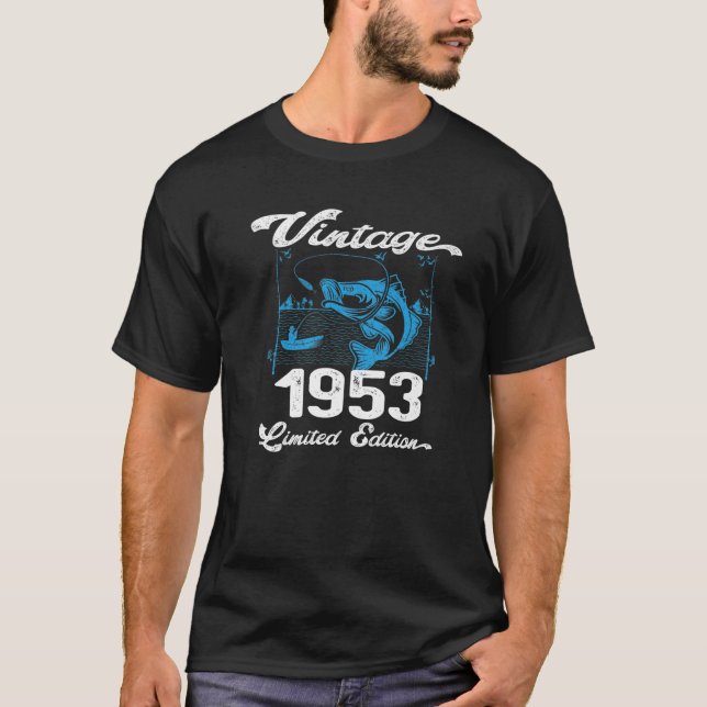 Vintag 1953 - 69 Jahre alte Fischer T-Shirt (Vorderseite)