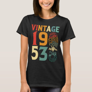 Vintag 1953 69 Jahre Altes Camping Wandern B T-Shirt