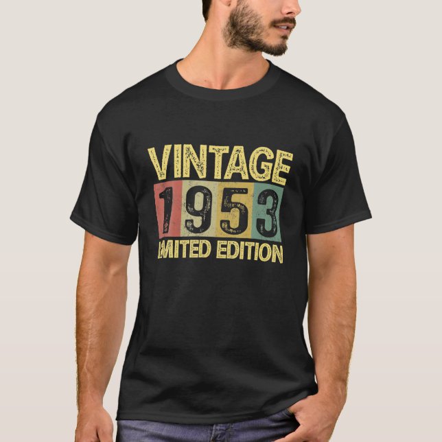 Vintag 1953 Tag 69 Jahre alter Sonnenschein 69. Ge T-Shirt (Vorderseite)