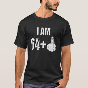 Vintag 1954 65. Geburtstag Ich bin 64 Plus Mittel T-Shirt