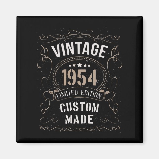 Vintag 1954 Limited Edition Custom made Magnet (Vorne)