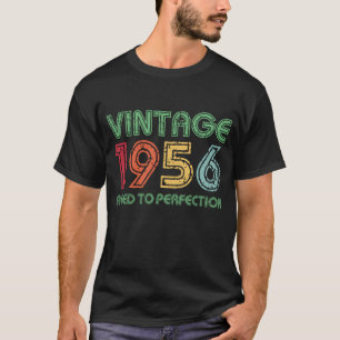 Vintag 1956 Jahre alt bis perfekt 65. Geburtstagsg T-Shirt