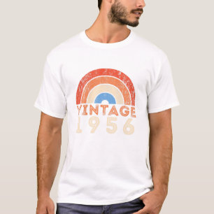 Vintag 1956 Sonnenuntergang 65. Geburtstagsgeschen T-Shirt
