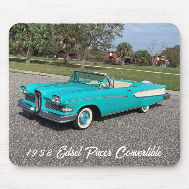 Vintag 1958 Edsel Pacer Cabrio Mousepad (Vorne)