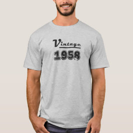 Vintag 1958 Frohes 60. Geburtstagsgeschenk T-Shirt