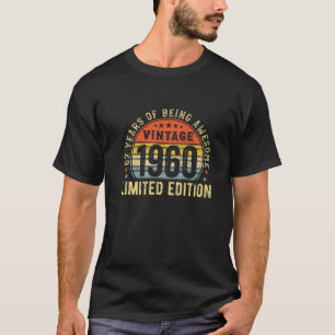 Vintag 1960 gestört 62 Tage 62 Jahre alt bei T-Shirt
