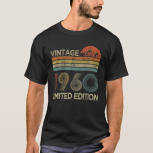 Vintag 1960 Limited Edition 62. Geburtstag 62 Jahr T-Shirt