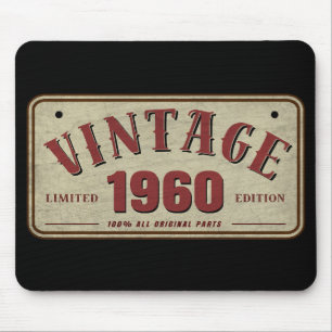 Vintag 1960 Limited Edition Alle Originalteile Mousepad