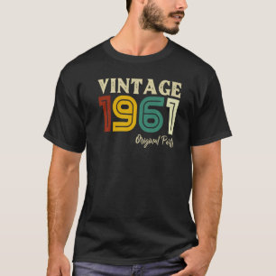 Vintag 1961 60. Geburtstag Männer Frauen 60 Jahre T-Shirt