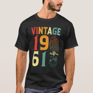 Vintag 1961 61 Jahre Altes Camping Wandern B T-Shirt