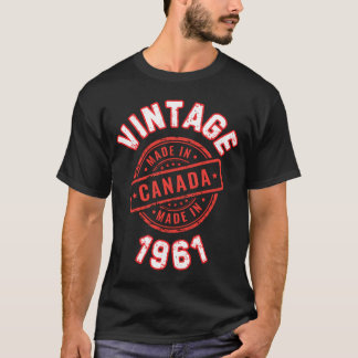 Vintag 1961 Kanada T-Shirt