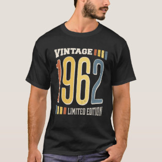 Vintag 1962 Geburtstag Limited Edition 60 Jahre T-Shirt