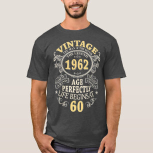 Vintag 1962 Limited Edition 60-jährige Geschenke 6 T-Shirt