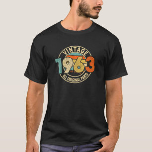 Vintag 1963 58 Jahre altes Geschenk 58. Geburtstag T-Shirt