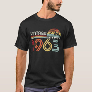 Vintag 1963 60. Geburtstag mit 60-jähriger Bd. T-Shirt