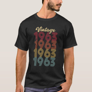 Vintag 1963 Geburt Geschenk gemacht 1963 59. T-Shirt