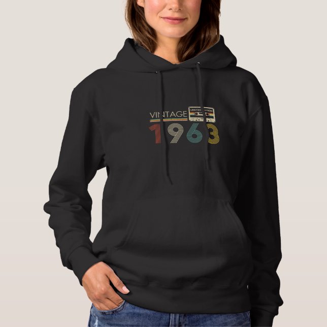 Vintag 1963 Kassette Hoodie (Vorderseite)