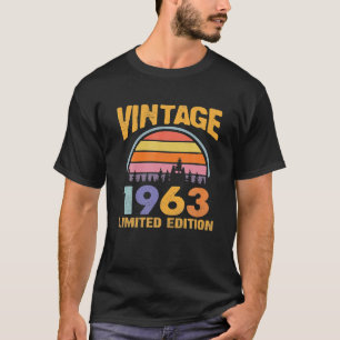 Vintag 1963 limitierte Auflage Geschenke 60 Jahre T-Shirt