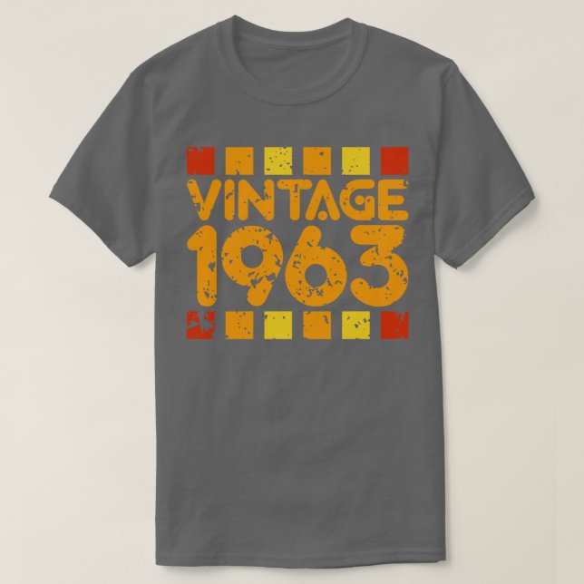 Vintag 1963 T-Shirt (Design vorne)