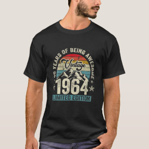 Vintag 1964 60. Geburtstag Retro 60 Jahre alt T-Shirt